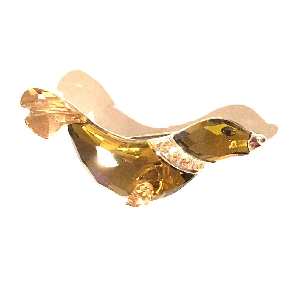 Swarovski Paradise Sea Lion (seal) Brooch - Cleo